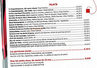 Chez Bruno menu