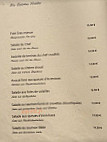 Le Villageois menu