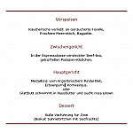 L.E. Populair menu