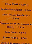 Jacquou Le Croquant menu