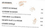 Bistrot De La Mairie menu