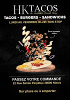 Le Hk Tacos menu