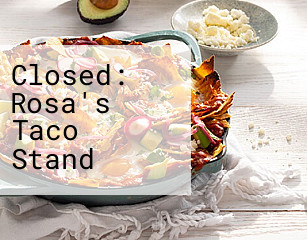 Closed: Rosa's Taco Stand